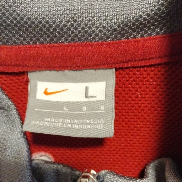 Nike Red and Gray Track Jacket - Picture 2 of 5
